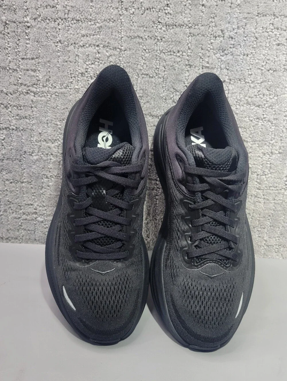 Hoka One One Bondi 9 Womens Size US 7B Black Athletic Running Sneakers